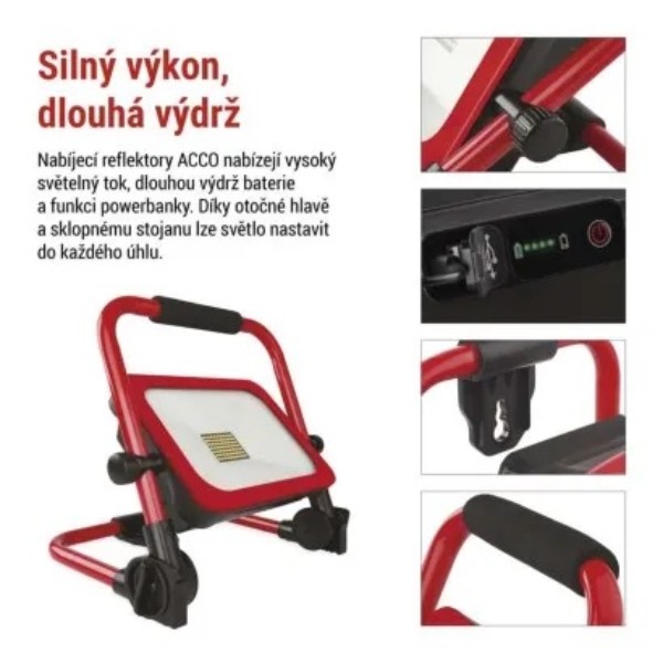 Фото - Светодиодный прожектор EMOS ZS2823 35W 3300Lm 6500K Li-Ion 10000 mAг IP54